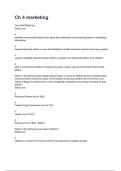 Ch 4 marketing Quiz Questions and answers graded A&plus; 2025&sol;2026
