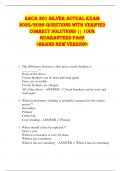 SACA 201 Silver ACTUAL EXAM  2025&sol;2026 QUESTIONS WITH VERIFIED  CORRECT SOLUTIONS &vert;&vert; 100&percnt;  GUARANTEED PASS  <BRAND NEW VERSION> 