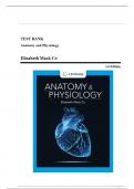Test Bank For Anatomy and Physiology&comma; 1st Edition &lpar;Elizabeth Co&comma; 2023&rpar;&comma; Chapter 2-27 &vert; All Chapters &vert;&vert;Complete A&plus; Guide