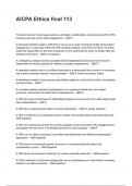 AICPA Ethics final 113 NEWEST 2025&sol;2026 ACTUAL EXAM COMPLETE QUESTIONS AND CORRECT DETAILED ANSWERS &lpar;VERIFIED ANSWERS&rpar; &vert;ALREADY GRADED A&plus;&vert;&vert;BRAND NEW&excl;&excl;
