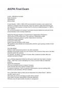 AICPA Final Exam NEWEST 2025&sol;2026 ACTUAL EXAM COMPLETE QUESTIONS AND CORRECT DETAILED ANSWERS &lpar;VERIFIED ANSWERS&rpar; &vert;ALREADY GRADED A&plus;&vert;&vert;BRAND NEW&excl;&excl;