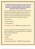 VATI GREENLIGHT PREDICTOR VERSION C LATEST 2025 ACTUAL  EXAM WITH COMPLETE QUESTIONS AND CORRECT DETAILED  ANSWERS &lpar;100&percnt; VERIFIED ANSWERS&rpar; &vert;ALREADY GRADED A&plus;&vert;  &vert;&vert;PROFESSOR VERIFIED&vert;&vert; &vert;&vert;BRANDNEW&excl;&excl;&excl;&vert;&vert;