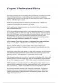Chapter 3 Professional Ethics NEWEST 2025&sol;2026 ACTUAL EXAM COMPLETE QUESTIONS AND CORRECT DETAILED ANSWERS &lpar;VERIFIED ANSWERS&rpar; &vert;ALREADY GRADED A&plus;&vert;&vert;BRAND NEW&excl;&excl;