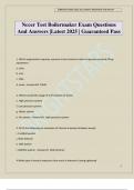 Nccer Test Boilermaker Exam Questions And Answers &vert;Latest 2025 &vert; Guaranteed Pass