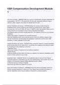 VSR Compensation Development Module 1 questions and answers&period;