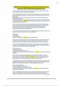HESI Prep-Health Assessment Practice Questions & Answers 2025-2026 Update with Rationale&period;