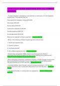 CHFM STUDY GUIDE QUESTIONS WITH ALL CORRECT ANSWERS