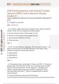 CSP EXAM Questions with Detailed Verified  Answers &lpar;100&percnt; Correct Answers&rpar; Already  Graded A&plus;