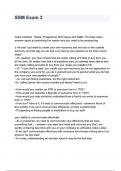 SSM Exam 3 questions and answers