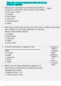 MBA 702 - Exam 2 Questions With All Correct Answers Updated