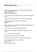 SSM TCAR review questions and answers