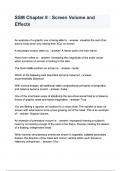 SSM Chapter 8 Screen Volume and Effects questions and answers&period;
