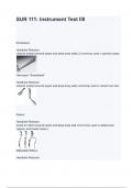 SUR 111 Instrument Test questions and answers