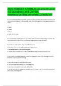 2025 NEWEST ATI RN Assessment Level 1 B Questions and Correct Answers&lpar;Verified Answers&rpar; Graded A&plus; 