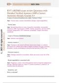 RVT ARDMS exam review Questions with  Detailed Verified Answers &lpar;100&percnt; Correct  Answers&rpar; Already Graded A&plus;