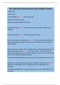 PSY 228 Final Exam questions with verified answer1