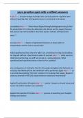 psyc practice quiz with verified answers