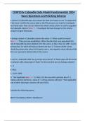 CDW110v Caboodle Data Model Fundamentals 2024 Exam Questions and Marking Scheme&period;