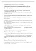 AVSC 3300 Exam Questions with Correct Answers Latest Update 2025