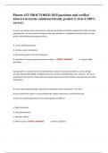 Pharm ATI PROCTORED 2025 questions and verified answers&sol;accurate solutions&vert;Already graded A&plus;&vert;Get it 100&percnt; correct&period;