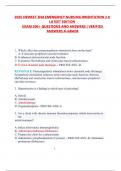 2025 NEWEST ENA EMERGENCY NURSING ORIENTATION 3&period;0 LATEST EDITION EXAM 300&plus; QUESTIONS AND ANSWERS &vert; VERIFIED  ANSWERS A-GRADE