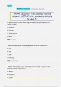 ARPAS Questions with Detailed Verified  Answers &lpar;100&percnt; Correct Answers&rpar; &sol;Already  Graded A&plus;