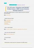 Con 101 exam 1 Questions with Detailed  Verified Answers &lpar;100&percnt; Correct Answers&rpar;  &sol;Already Graded A&plus;