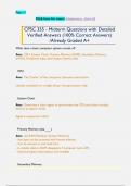 CPSC 355 - Midterm Questions with Detailed  Verified Answers &lpar;100&percnt; Correct Answers&rpar;  &sol;Already Graded A&plus;