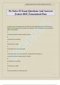 Pn Nclex &num;3 Exam Questions And Answers &vert;Latest 2025 &vert; Guaranteed Pass