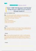Exam 1 CSES 1010 Questions with Detailed  Verified Answers &lpar;100&percnt; Correct Answers&rpar;  &sol;Already Graded A&plus;