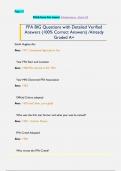 FFA BIG Questions with Detailed Verified  Answers &lpar;100&percnt; Correct Answers&rpar; &sol;Already  Graded A&plus;
