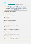 FFA Questions with Detailed Verified  Answers &lpar;100&percnt; Correct Answers&rpar; &sol;Already  Graded A&plus;