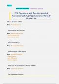 FFA Questions with Detailed Verified  Answers &lpar;100&percnt; Correct Answers&rpar; &sol;Already  Graded A&plus;