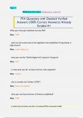 FFA Questions with Detailed Verified  Answers &lpar;100&percnt; Correct Answers&rpar; &sol;Already  Graded A&plus;