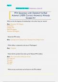 FFA Questions with Detailed Verified  Answers &lpar;100&percnt; Correct Answers&rpar; &sol;Already  Graded A&plus;