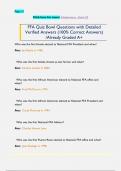 FFA Quiz Bowl Questions with Detailed  Verified Answers &lpar;100&percnt; Correct Answers&rpar;  &sol;Already Graded A&plus;