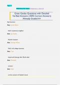 Great Gatsby Questions with Detailed  Verified Answers &lpar;100&percnt; Correct Answers&rpar;  &sol;Already Graded A&plus;