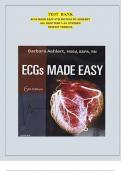 TEST  BANK ECGS MADE EASY 6TH EDITION BY AEHLERT  ALL CHAPTERS 1-10 COVERED  NEWEST VERSION&period; 