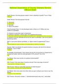 National Association of County Veterans Service Officers Exam &vert; Complete Solutions