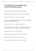 Pss 1411 Exam 2 questions well answered already passed