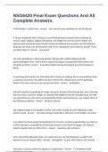 NSG6420 Final Exam Questions And All Complete Answers&period;