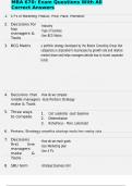 MBA 670&colon; Exam Questions With All Correct Answers