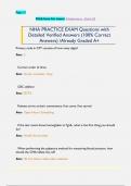 NHA PRACTICE EXAM Questions with  Detailed Verified Answers &lpar;100&percnt; Correct  Answers&rpar; &sol;Already Graded A&plus;