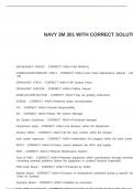 NAVY 3M 301 WITH CORRECT SOLUTIONS