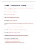 ATI PN Fundamentals&comma; nursing Latest 2025&sol;2026 Update &lpar;exam Questions with correct answers and Rationales&rpar;
