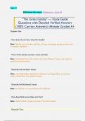 "The Great Gatsby" &mdash; Study Guide Questions with Detailed Verified Answers  &lpar;100&percnt; Correct Answers&rpar; &sol;Already Graded A&plus;