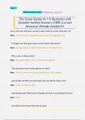 The Great Gatsby ch 1-4 Questions with  Detailed Verified Answers &lpar;100&percnt; Correct  Answers&rpar; &sol;Already Graded A&plus;
