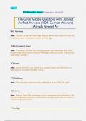 The Great Gatsby Questions with Detailed  Verified Answers &lpar;100&percnt; Correct Answers&rpar;  &sol;Already Graded A&plus;