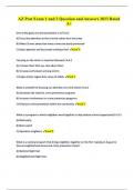 AZ Post Exam 1 and 2 Latest 2025&sol;2026 Update &lpar;exam Questions with correct answers and Rationales&rpar;