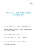 Soen 287 - CSS With Correct Answers 2025
